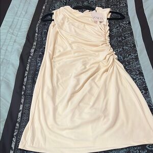 ZARA Women’s Elegant Cream Dress, new with tags, size small
